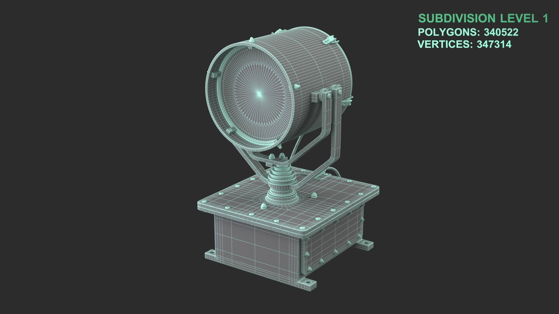 Search Light 3D Model - TurboSquid 2314586
