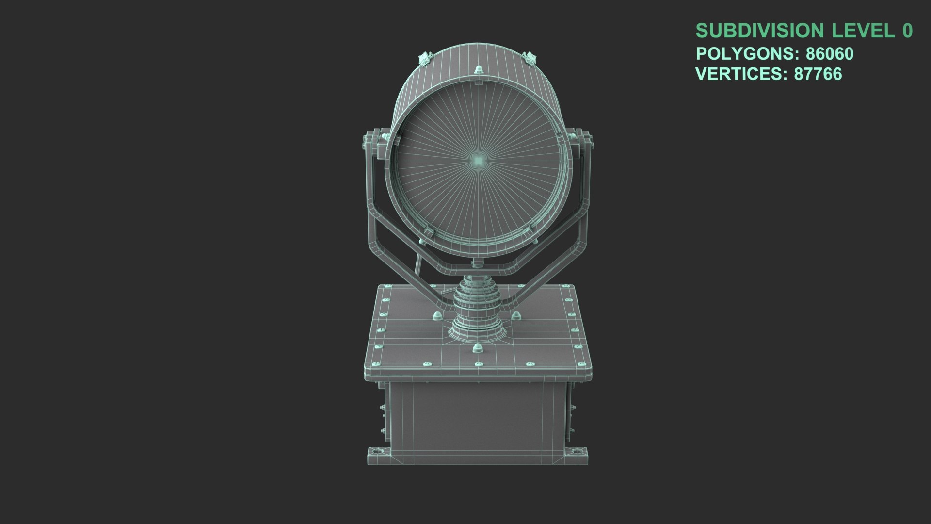 Search Light 3D Model - TurboSquid 2314586