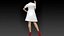 Modelo 3D Mujer en traje de enfermera diferente tipo de cuerpo listo para imprimir