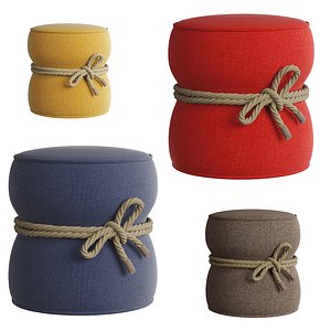 kiton poufs 3D model
