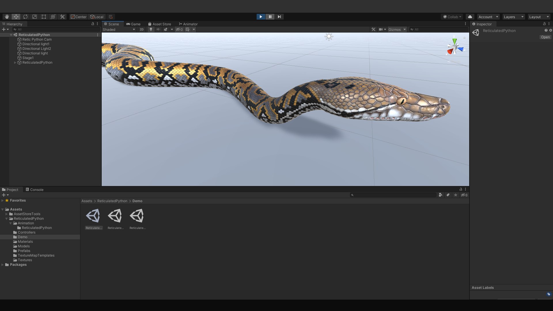 Reticulated Python model - TurboSquid 1833686