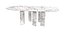 Kreoo    Ellenico Dining Table in Calacatta Classico
