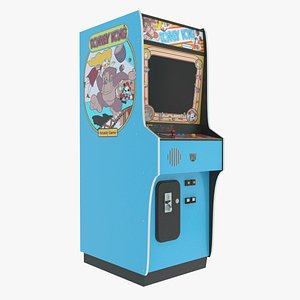 3d model donkey kong arcade machine