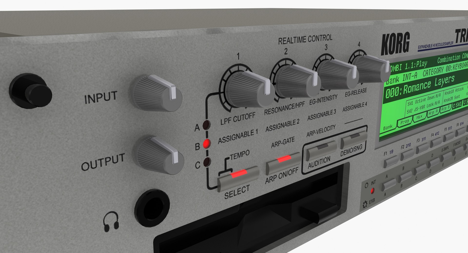 Max Korg Triton Rack Synth