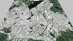 3D Cityscape Ekaterinburg Russia