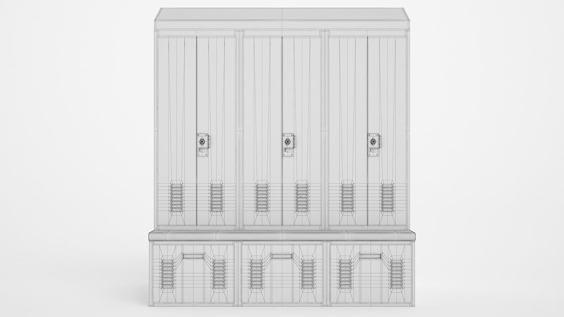 Personal Storage Lockers 3D Model - TurboSquid 1463143