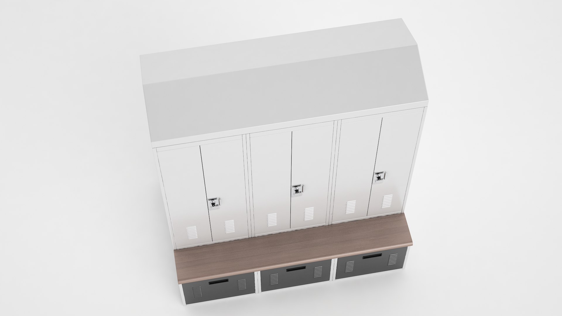 Personal Storage Lockers 3D Model - TurboSquid 1463143