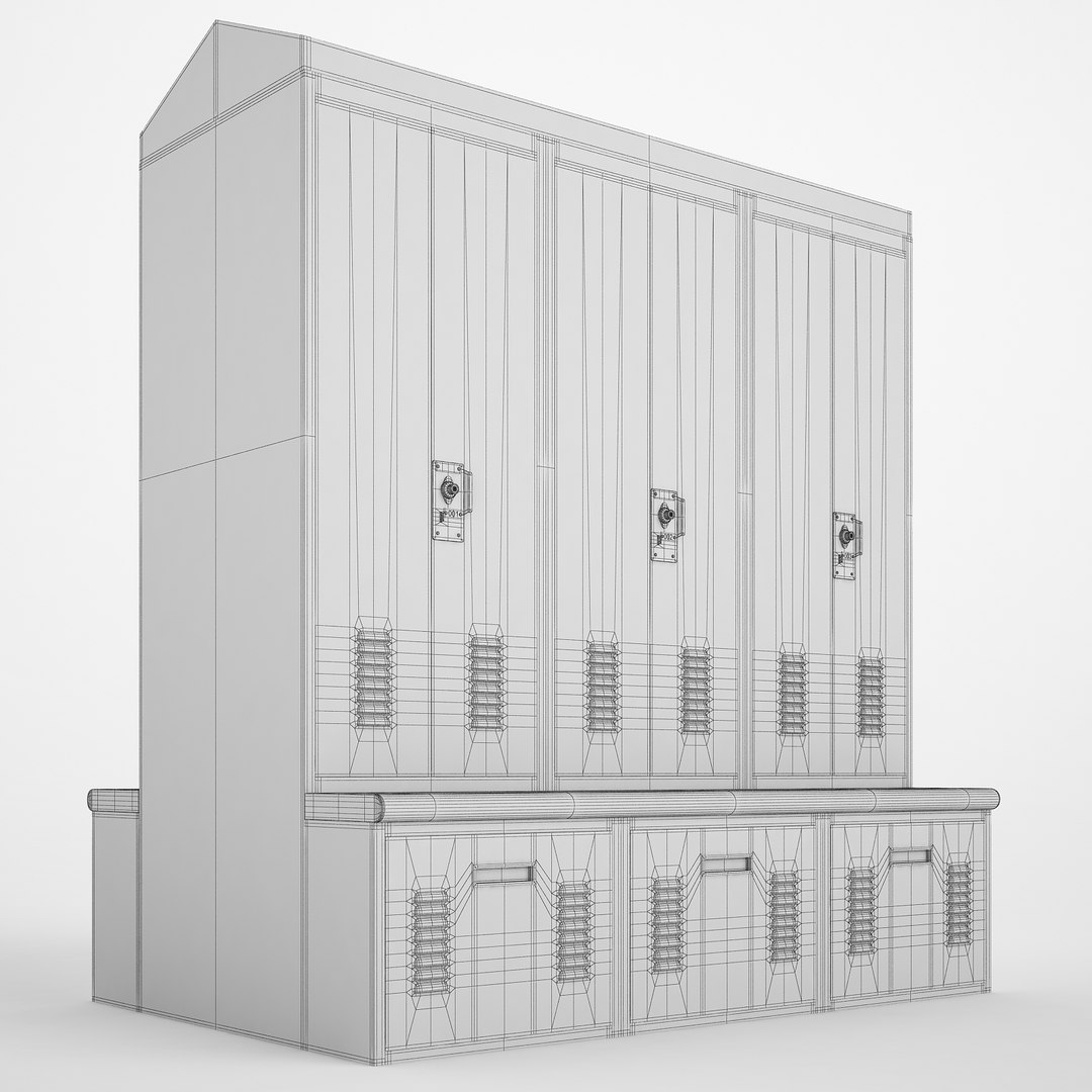 Personal Storage Lockers 3D Model - TurboSquid 1463143