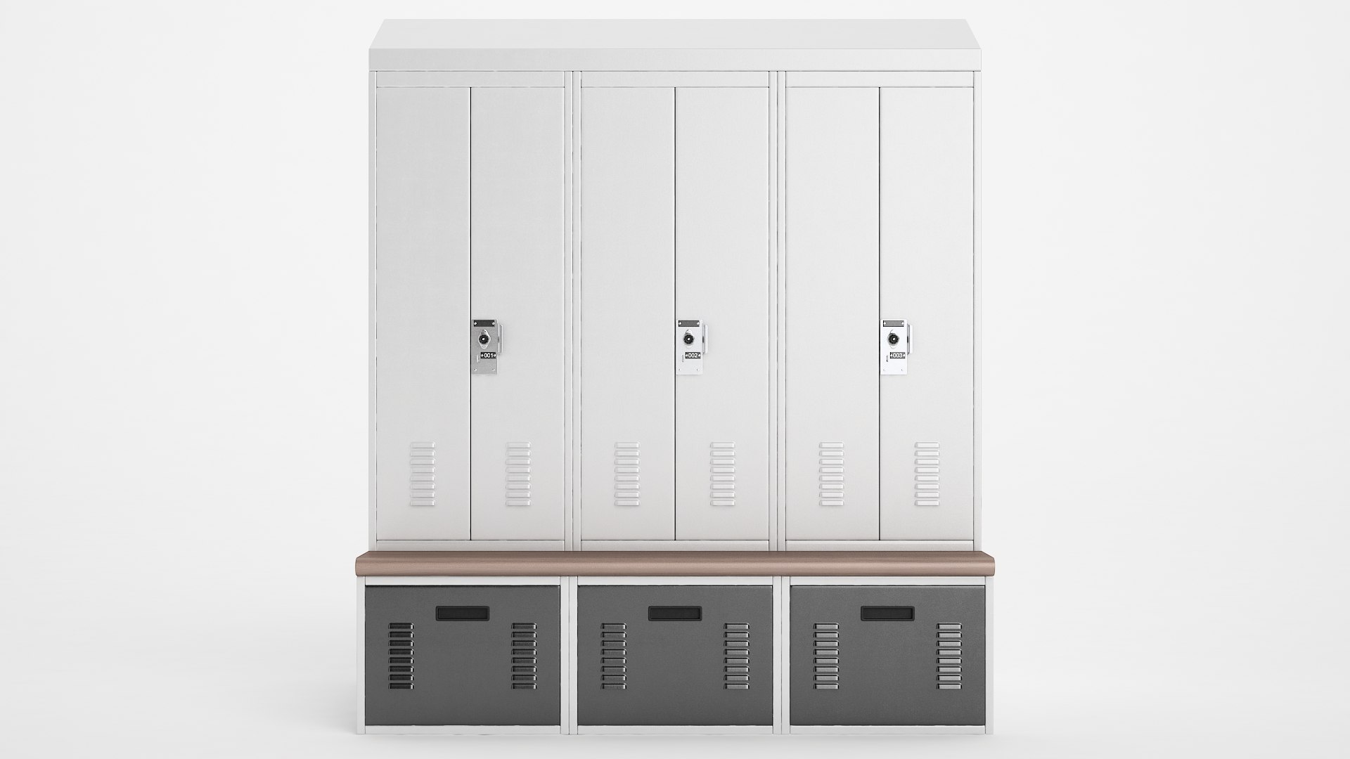 Personal Storage Lockers 3D Model - TurboSquid 1463143