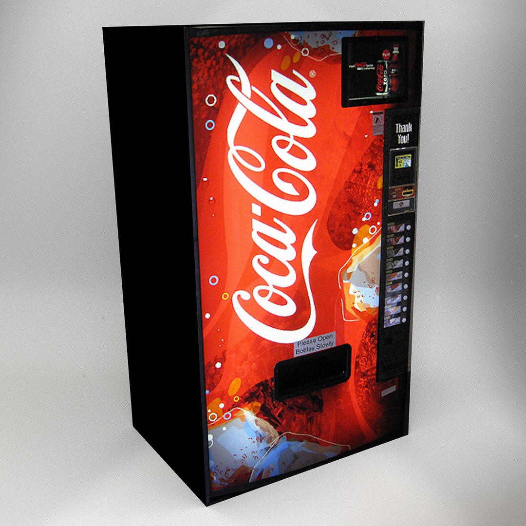 3d Model Of Vending Machines