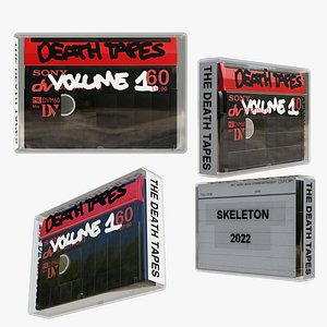 MiniDV Cassette - Skeleton Vintage Death Tape