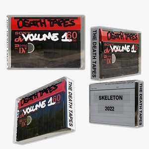 MiniDV Cassette - Skeleton Vintage Death Tape