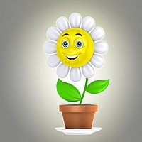 cartoon flower