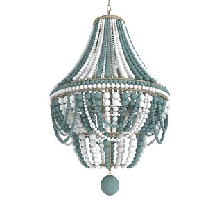 Regina Andrew Design Malibu Beaded 6-Light Chandelier