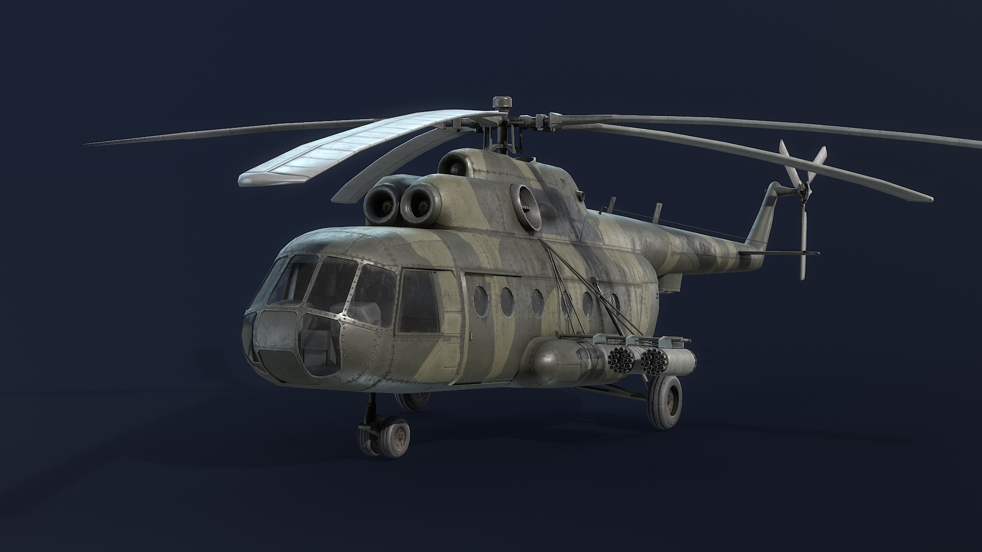 low-poly military helicopter mi-8 3d model https://p.turbosquid.com/ts-thumb/0u/ZBlN2v/cX/mi8turntable/jpg/1619102262/1920x1080/turn_fit_q99/e69dbddcae777b0208213aa43c94c27fc8a9e847/mi8turntable-1.jpg