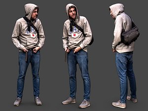 stylized character model