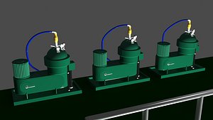 seperat&ouml;r - ayirici- kompres&ouml;r- 3d model