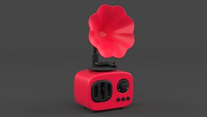 3D Portable Speaker model
