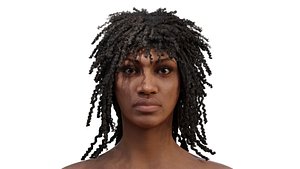 Zaina Photorealistic Female Character Blender 3D model