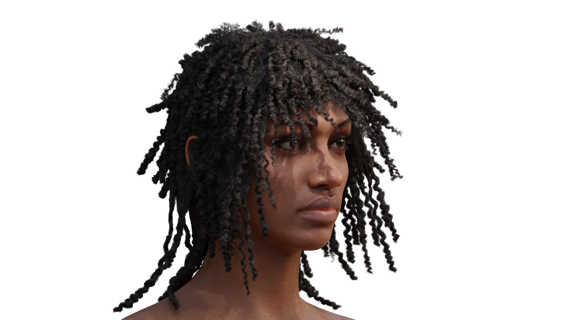 Zaina Photorealistic Female Character Blender 3d Model Turbosquid 1878445