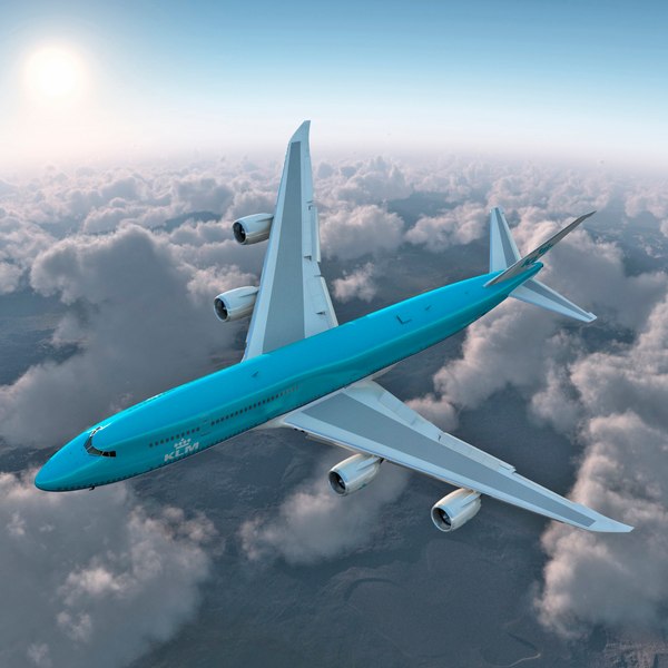 boeing 747-8i klm 3d 3ds