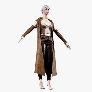 Cloth 3D Model 2  and 75 Free Zbrush  and Blender Brushes 3D model