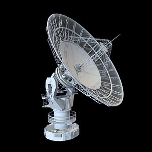3D radio telescope model