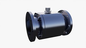 Valve 6 Inch 2piece body 3D