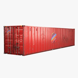 Intermodal Shipping Container 40-foot-long Old