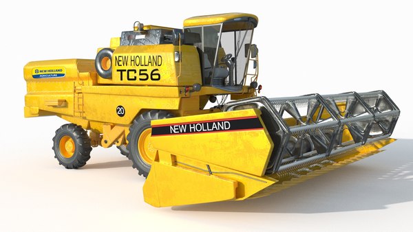 modelo 3d Cosechadora New Holland TC59 TurboSquid 2042579