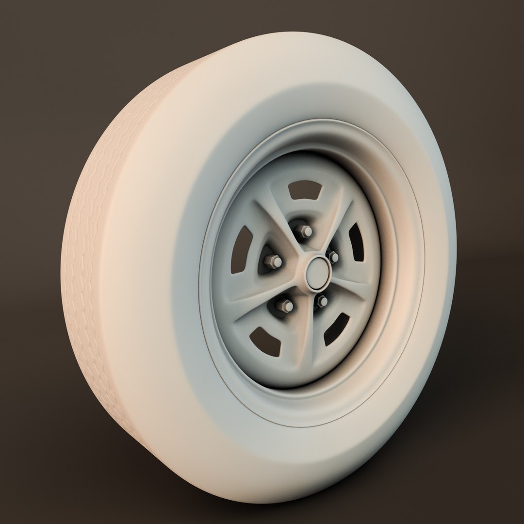 3d Model Car Wheel 5667