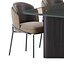 Minotti Lou стул со столешницей для обеденного стола fil noir