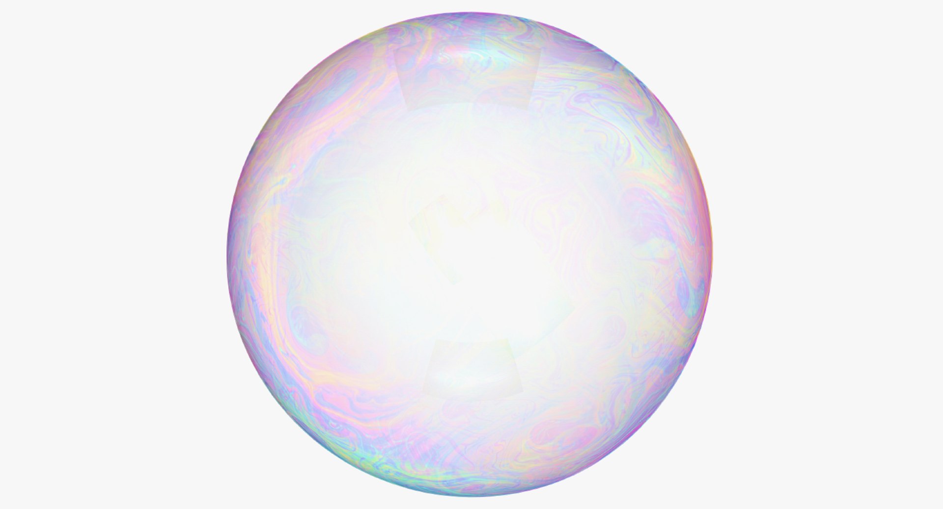 Soap Bubble 3D model preview