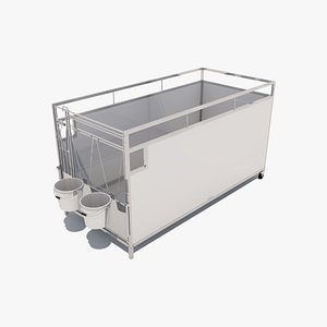 3D Single calf hutch