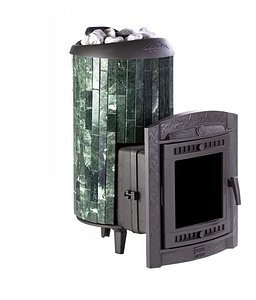 Sauna Stove Atmosphere XL lamellas serpentine 3D