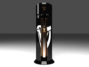 guinness beer tower 3d model