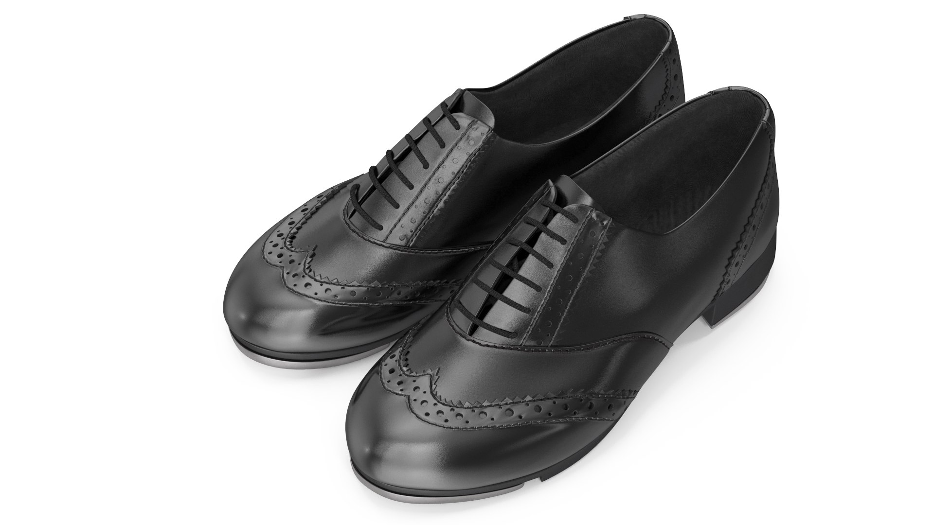 Black Tap Shoes 3D model preview