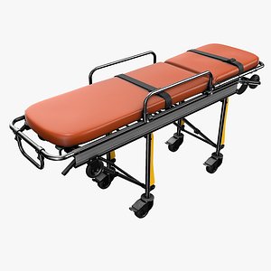 Ambulance Stretcher 3D model