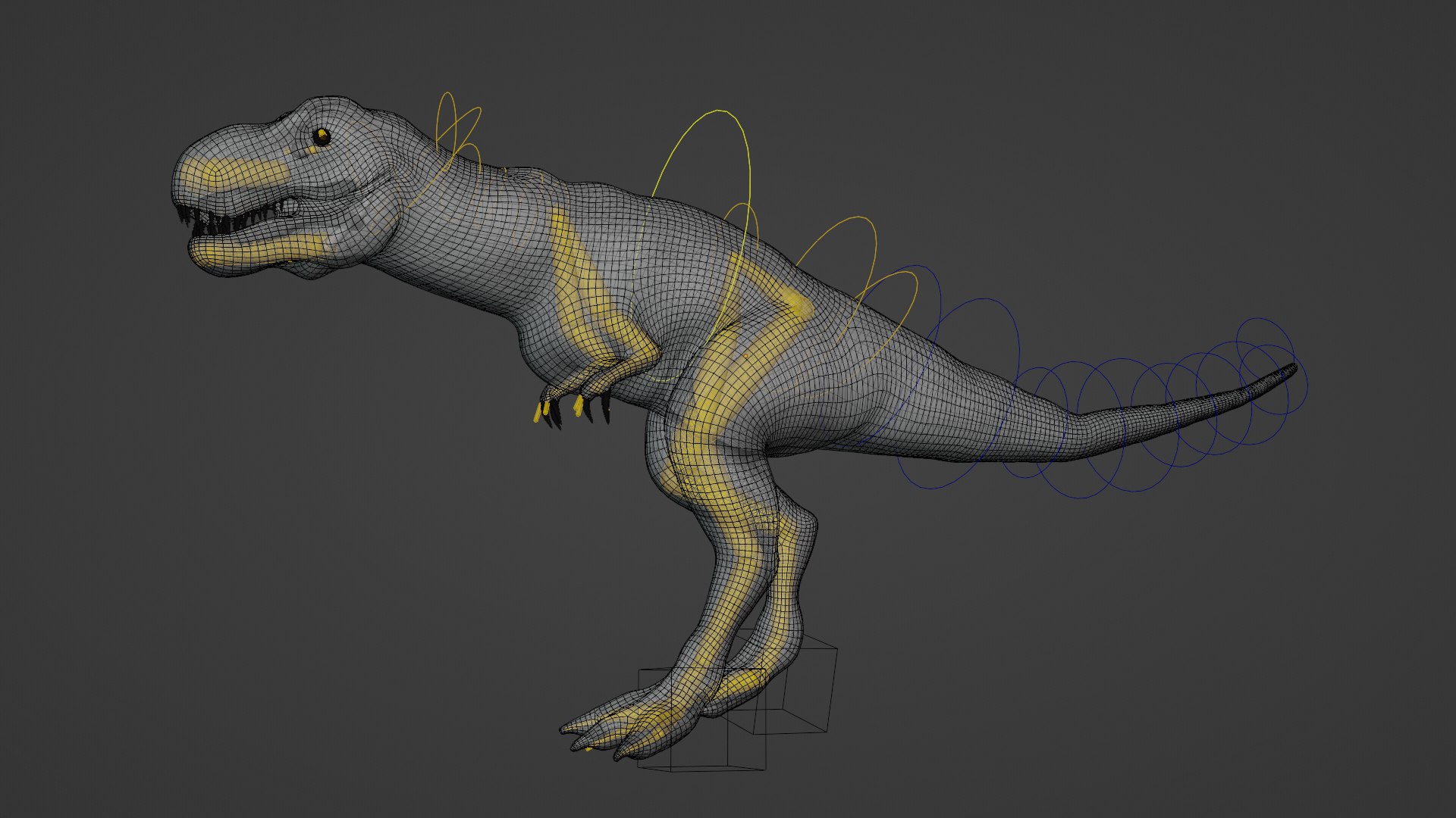 Tyrannosaurus Rex Animated Rigged 3D - TurboSquid 2036033