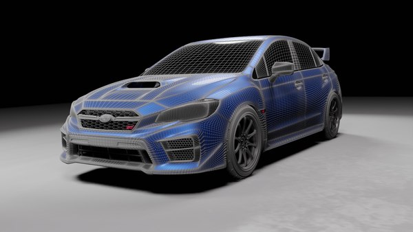 3D subaru wrx sti - TurboSquid 1671311