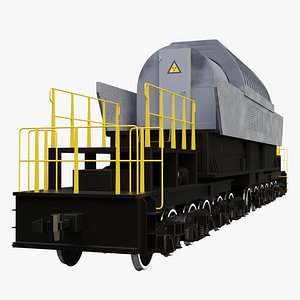 3D nuclear railroad transporter