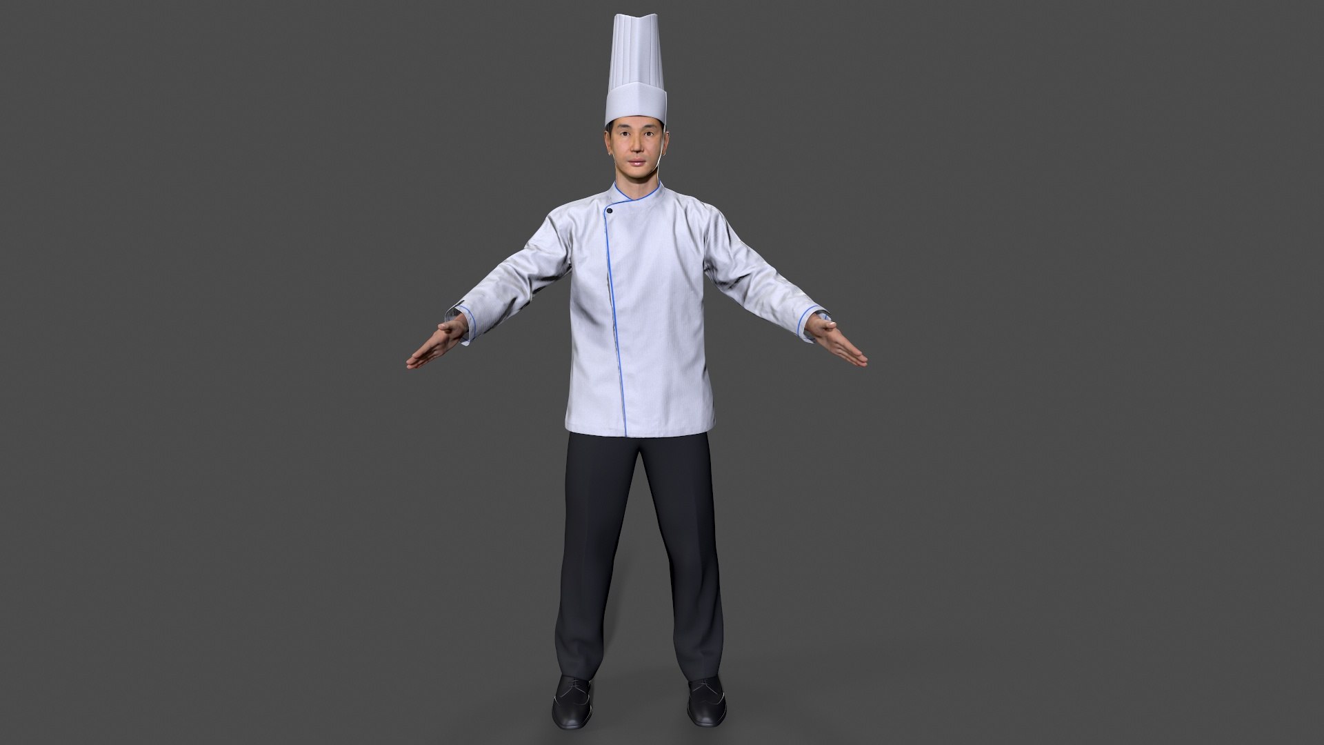 CHEF KITCHENER 3D - TurboSquid 2242507