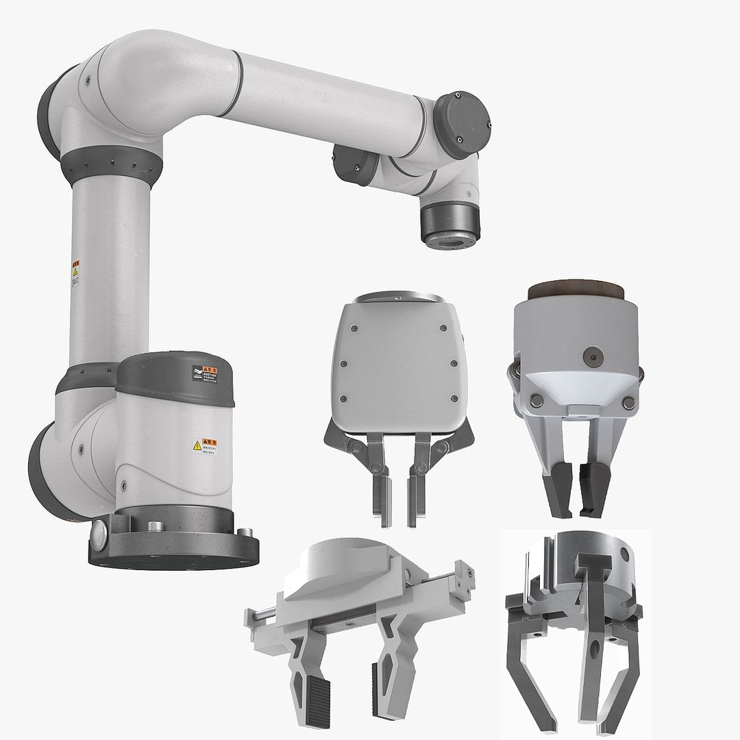 Collaborative Robot with Set of Grippers 3D model https://p.turbosquid.com/ts-thumb/0v/LxeQlw/qO/whitecoloborativewithgrippers/jpg/1762962159/1920x1080/fit_q87/7e384d4e328a1cf0002b6e82f1e576ffe392c28e/whitecoloborativewithgrippers.jpg