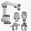 Collaborative Robot with Set of Grippers 3D model