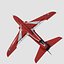 red arrow hawk t1 3d max