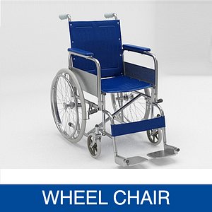 wheel chair 3d model