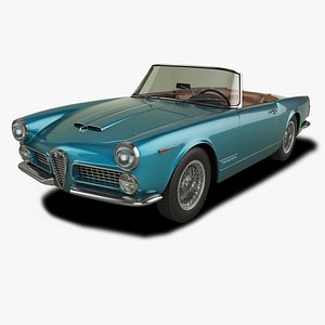 Alfa Romeo 2000 Touring Spider model