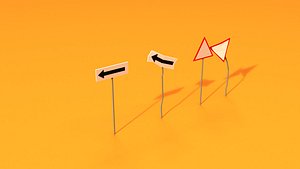 Post Apocalyptic Road Signs