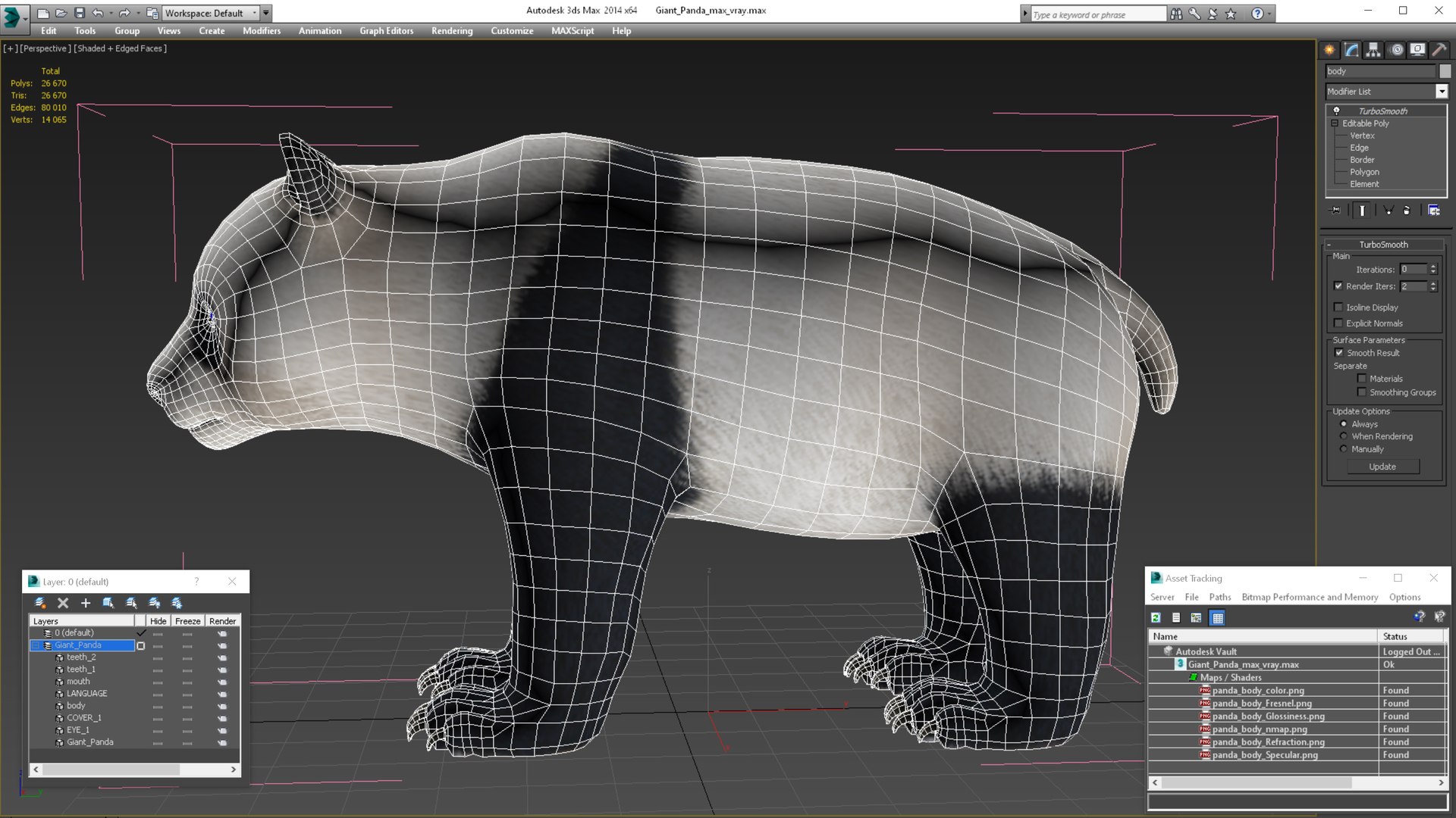 Giant Panda 3D model https://p.turbosquid.com/ts-thumb/0v/YSryKq/Lc/giantpanda3dmodel019/jpg/1636982087/1920x1080/fit_q87/3c67625a4146d868e988c0cc6d10b4de004f1956/giantpanda3dmodel019.jpg