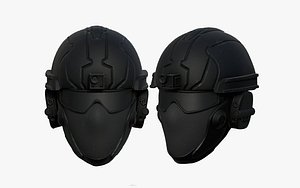 helmet sci fi model